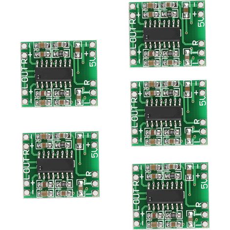 5 Stück ultrakleine 3W+3W Typ D PAM8403 digitale Audioverstärker-Anschlussmodule 2,5V-5,5V (1/5)