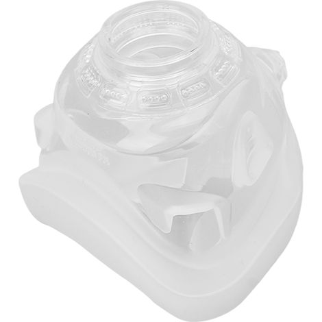 Masque facial silicone confortable pour respirateur RESMED S9 S10, coussin nasal remplacement, accessoires respiratoires standard. (1/5)