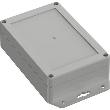 TRU COMPONENTS TC-10860740 Alloggiamento flangia ABS Grigio luminescente 1 pz. (1/2)