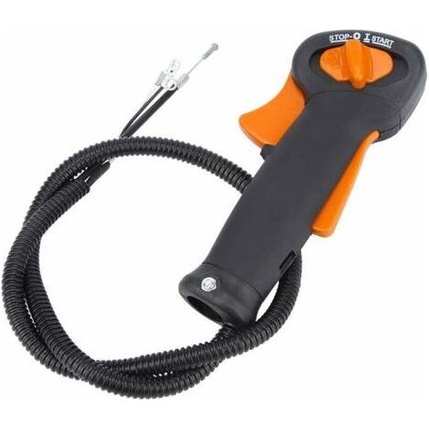 Poignée de commande d'accélérateur pour débroussailleuse Stihl FS120 FS200 FS250 – Matériau plastique – Installation simple – Contrôle efficace de l'accélérateur (1/4)