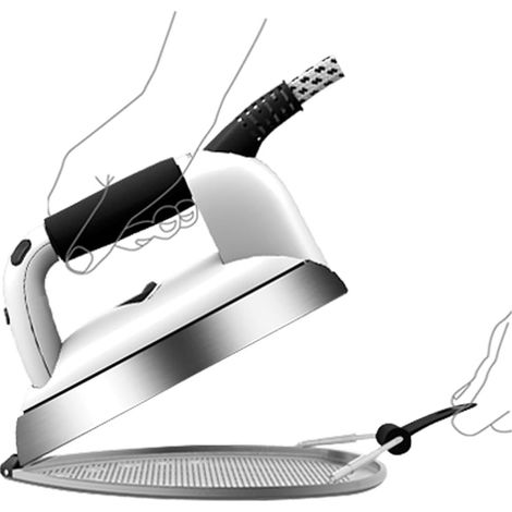 Semelle protectrice 3D tissus délicats pour centrale vapeur Laurastar - 510.7800.735 (1/5)
