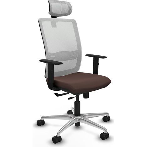 Chaise de bureau piqueras y crespo Sila noir mousse injectée (1/2)