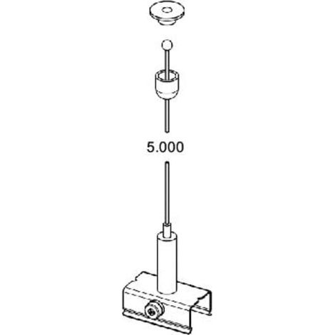 brumberg Seilabhängung 5m mit Schnellspanner 87137000 (1/2)