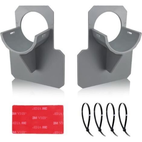 Pièce de rechange de piscineLot de 2 Support de tuyau de Piscine, adaptateur pour piscine, gris accessoires piscine, pour tuyaux piscine de dans les 38 mm (1/4)