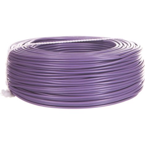 Câble d'installation H07V-K (LgY) 1,5 violet /100 m/