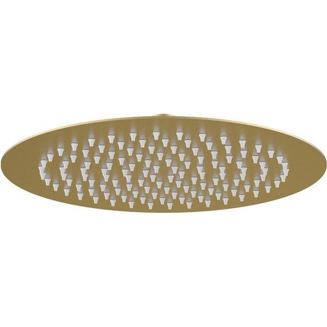 Soffione tondo diametro 25 cm oro opaco - serie Giove (1/2)
