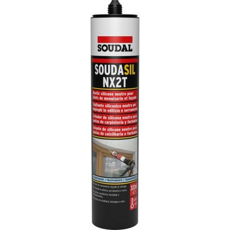 Cartouche 300 ML Mastic Translucide SOUDAL NX2T