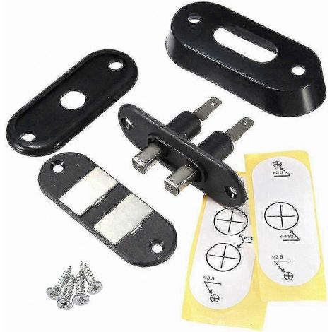 Alarma de seguridad para vehículos con sensor de contacto para puertas correderas, para coches y furgonetas, color negro SZRH (1/5)