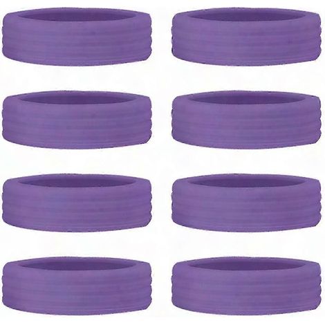 8Pcs Protège-roues de Valise en Silicone Uni, Housse Anti-Rayures pour Roulettes de Bagage, Réduction du Bruit et Absorption des Chocs, Lot de 8, Coloré (1/5)