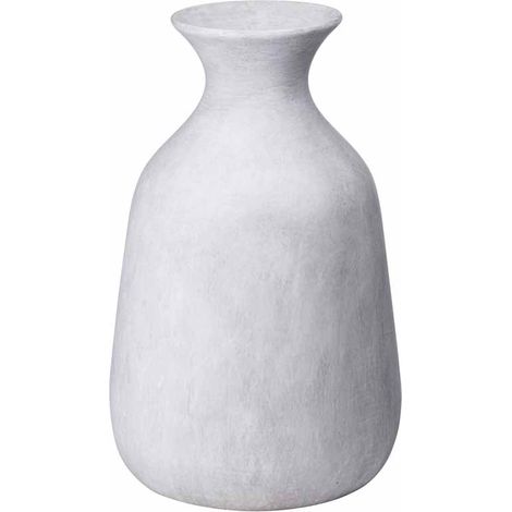 Darcy Ople Vase - Ceramic - L33 x W33 x H39 cm - Stone