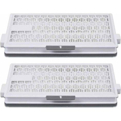 Lot de 2 filtres Airclean Plus pour Miele Air Clean SF-HA 50, Complete C2 C3, Compact C1 C2, 10107860