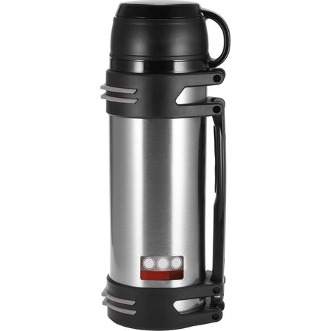 Bouteille Isotherme,Bouteille Isotherme en Acier Inoxydable, Double Paroi Isolation pour Le Camping, Chaud et Froid 24 h, Convient pour Voyages, Camping, Alpinisme, Randonnée (1500 ML) (1/5)