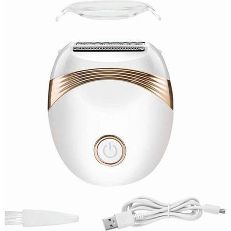 APEX Rasoir électrique ,Tondeuse Bikini,épilateur Humide et Sec pour Jambes,Corps, aisselles et pubien,Portable,Rechargeable par USB