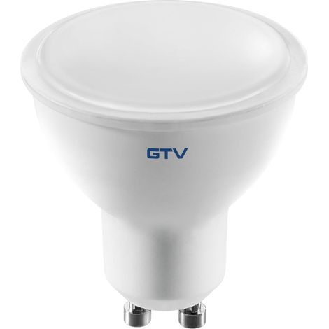 Ampoule LED GU10 Dimmable, 7W équivalent 45W, 560 Lumens, Lumière Blanc Chaud 3000K, Faisceau Large 120, Spot pour Plafonnier Encastré et Rail, Corps Blanc