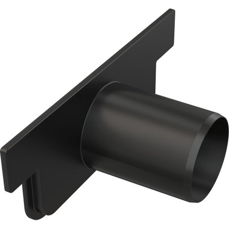 Tapón de drenaje con entrada de Ø40 mm, polipropileno resistente a los rayos UV, 137 x 53 x 60 mm. (1/2)