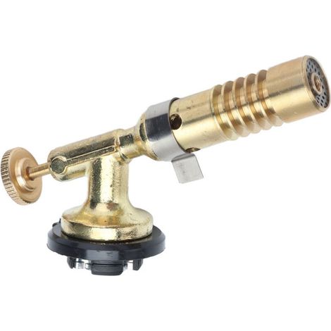 Pistolet à Flamme Haute Température en Cuivre pour Soudage et Barbecue, Torche à Gaz avec Bouteille (1/5)