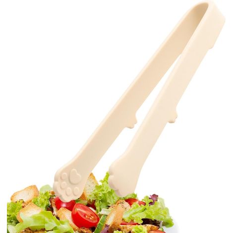 Pince de cuisine en silicone, ustensile durable en silicone Pince de barbecue pour la cuisine, la salade, les aliments, les fruits, la viande, les steaks, les grillades et les barbecues (1/5)