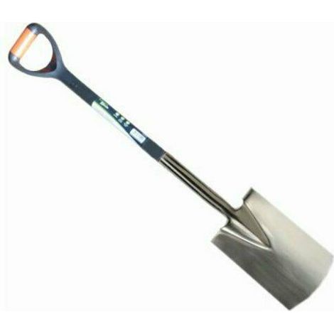 Stainless Steel Digging Spade, Stainless Steel Border Spade, Gardening Tools (1/4)