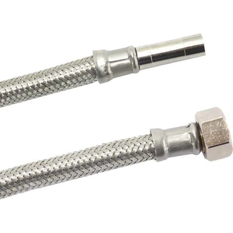 Flexible de Raccordement Inox DN8 3/8" 1000mm Eau Potable