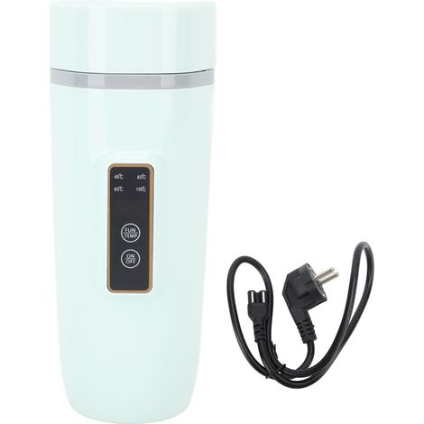 Bouilloire électrique portable à affichage numérique intelligent, réglable en température, pour voyage, fiche UE 220V, vert (1/5)