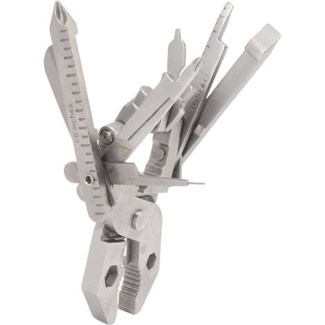 Pince multifonction acier moulé tournevis carte aiguille dénudeur clé outil polyvalent (1/5)