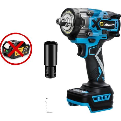 Schlagschrauber, 900 Nm Drehmoment, bürstenloser Motor, ohne Akku, ohne Netzstecker (1/2)