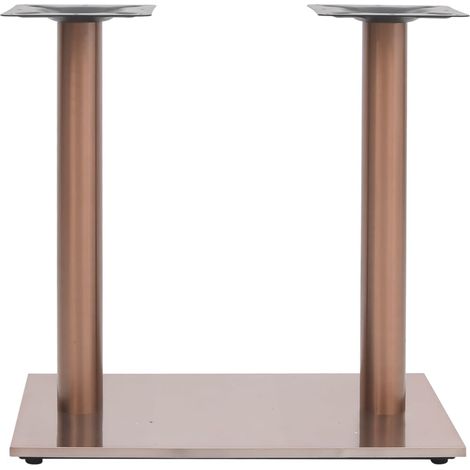 Pied de table de bistro Laiton 70x40x72 cm Acier inoxydable (1/5)