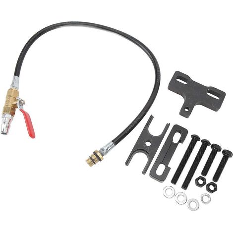 Outil de compression de ressort de soupape pour moteurs LS1, LS2, LS3 et LS6. Support de soupape pneumatique et tuyau de pression robuste et efficace. (1/4)