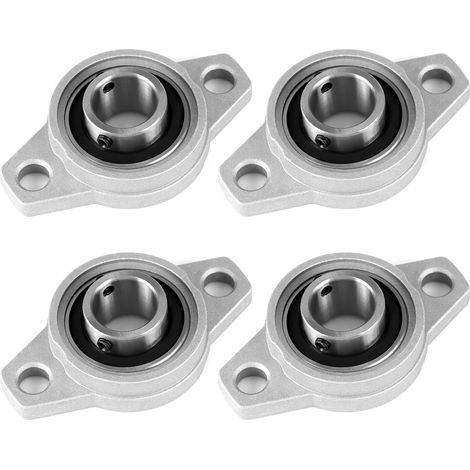 4 Pièces Roulements de Bloc d'Oreiller 20 mm pour Convoyeurs et Imprimantes 3D - Alliage de Zinc (1/5)