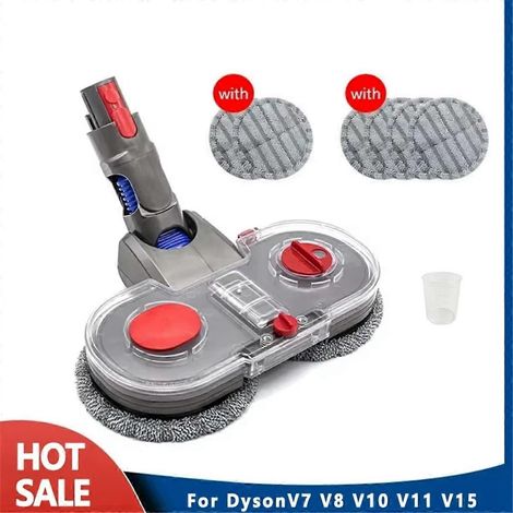 Elektrisches Set kompatibel mit Staubsaugern der Modelle V7, V8, V10, V11 und V15: Reinigungszubehör für Fransenwischer mit Wassertank. (1/5)