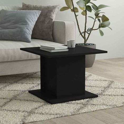 vidaXL Coffee Table Black 55,5x55,5x40 cm Engineered Wood (1/5)