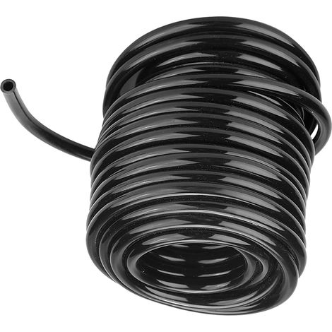 Tuyau d'arrosage PVC renforcé flexible 20m, usage agricole et jardinage, résistant et industriel, irrigation haute pression. (1/5)