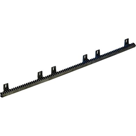 Crémaillère M4X1000Mm En Nylon A/Vis/Rondelles. Paquet 10 Pcs. FADINI