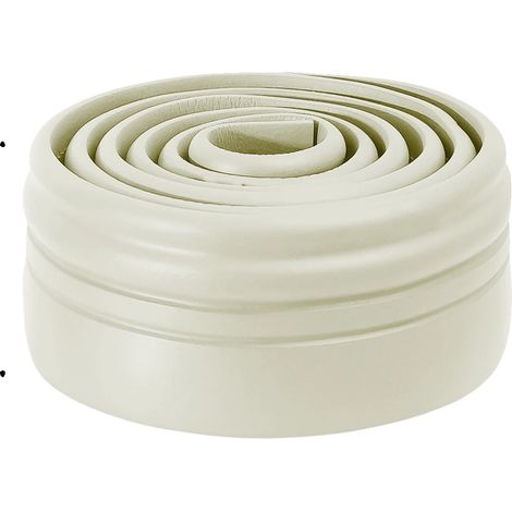 Adhesivo de pared autoadhesivo, anticolisión, blanco lechoso-a, 5 rollos-(10M)-b (1/2)