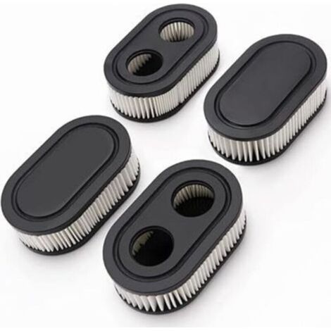 Filtre à air pour tondeuse à gazon 4 pièces, compatible avec les moteurs Briggs & Stratton 798452 593260 (1/4)