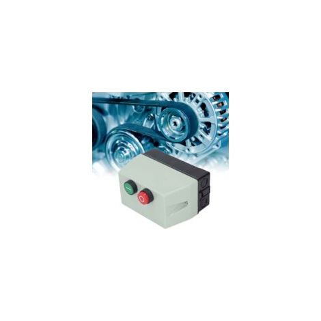 Magnetischer Motorstarter, IP55-Magnetschalter, wasserdichter Motorstart-Steuerkasten, überlastfest, einphasig, geeignet für 220–230 V und dreiphasig 380–400 V – Crezuo (1/4)