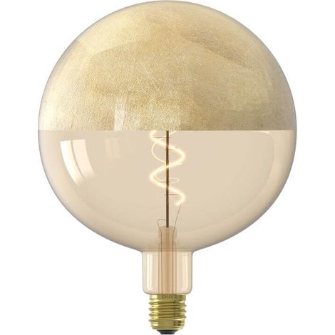 Lampe - CALEX - Kalmar - Ø200 mm - Miroir craquelé doré - 4W 1800K dimmable