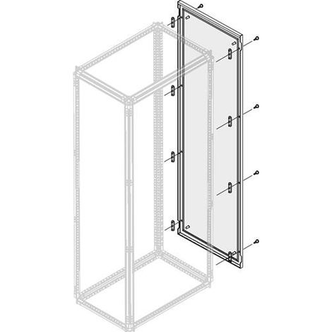 Panneau latéral plein IP65 H 2000mm P 900mm (x1) 1STQ008108A0000 ABB PPEB2096