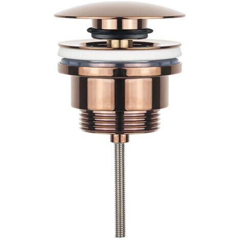 BONDE DE LAVABO UNIVERSEL CLIC-CLAC REA GOLD--or rose (1/3)