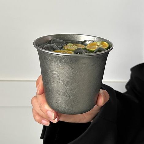 Tazza da caffè in acciaio inox, tazza per acqua, tazza per bevande fredde, 300 ml (1/2)