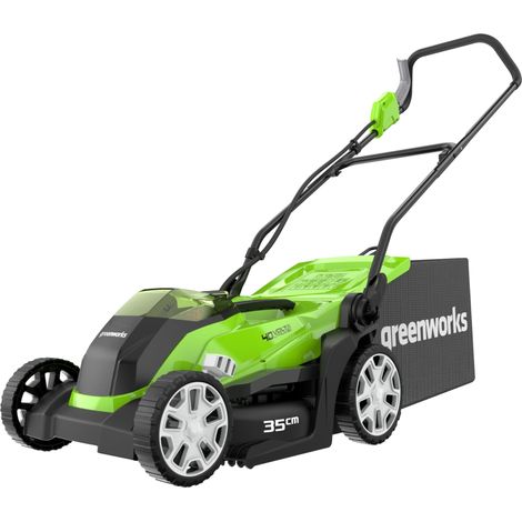Tondeuse à Gazon Sans Fil pour Pelouses Jusqu'à 400m², Largeur de Coupe de 35cm, Sac de 40L SANS Batterie 40V ni Chargeur (1/5)