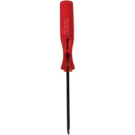 – Tournevis Tri-Wing 2,5 mm – Longueur 110 mm – Manche antidérapant PVC – Tige acier chrome vanadium – Design non magnétique – VTSDTRIW1 (1/2)