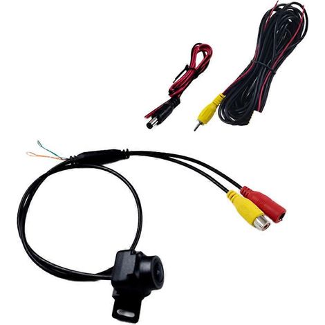 Cámara de visión trasera para coche 720P AHD con lente de 170 grados, visión nocturna, cámara de estacionamiento y marcha atrás con imagen a color. (1/5)