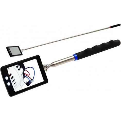 espejo de inspeccion telescopico con led para coches,motos,taller,etc..