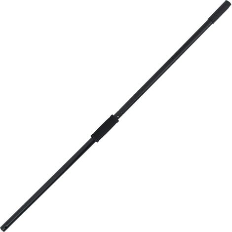 Poignée de fourche Ø3,5x127,5 cm noir acier (1/5)