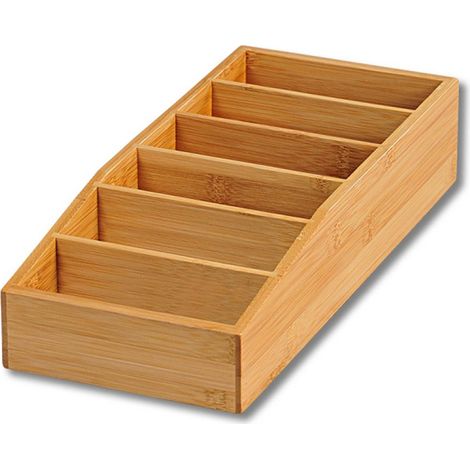 Organizador de especias de bamb煤