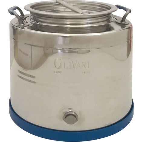 Olivari Blindo - Conteneurs pour Huile en acier inoxydable - 15 Lt