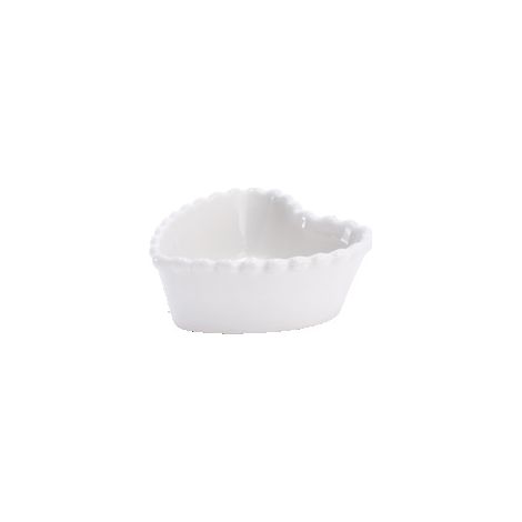 1 Pezzo Ciotola da Cucina in Ceramica Forma Cuore 11,5 x 11,5 x 4 cm (1/2)