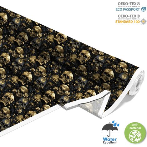 TESSUTI DECORATIVI PER ESTERNI OXFORD - Motivo Teschio I DX4548 (1/5)