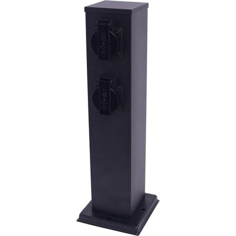 Poteau Électrique De Jardin - 40 Cm - 2 Prises 16 A - Extérieur Terrasse Jardin - 1 Pièce (1/4)